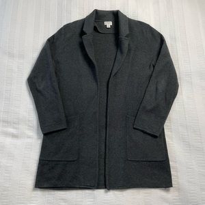 J.crew Sophie Sweater Blazer Dark Gray Size Small
